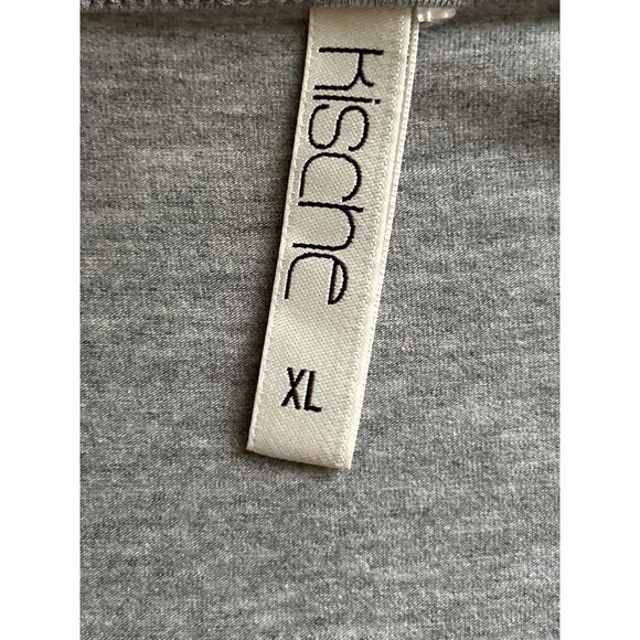 Kische Womens Ruffled Front Gray Cardigan Size XL Rayon/Spandex Blend - Picture 4 of 7